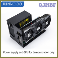 QJMBF Egpu Thunderbolt 3/4สำหรับ Pcie การ์ดจอฝาครอบด้านนอกสแตนด์บาย7900XT/Rtx4090แหล่งจ่ายไฟ ATX สาม