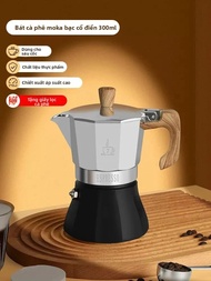 150ml/300ml Moka Pot Stovetop Máy Pha Cà Phê Espresso Bình Cà Phê Ý Để Pha Cà Phê Espresso