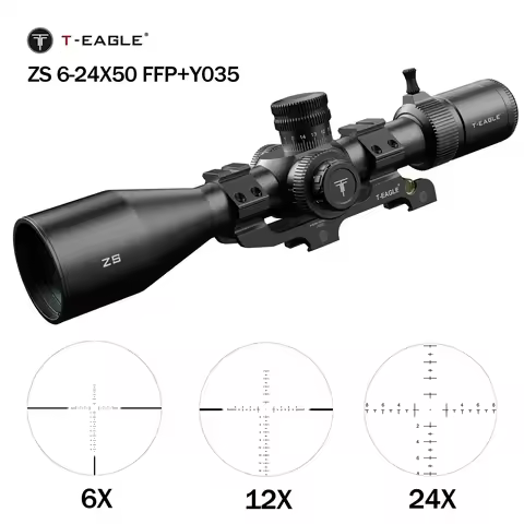 Tactical ZS 6-24X50 FFP Scope Precision Shooting Hunting Scope for Airsoft / Hunting Optical PCP Sig