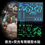 【Max模型小站】藍宇 MG Gundam Dynames GN-002 力天使.專用水貼【夜光+螢光】