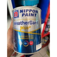 Sơn ngoại thất cao cấp Nippon WEATHERGARD PLUS+ (1lít). Là loại sơn nước chịu thời tiết tuyệt vời
