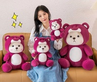 Gấu dâu đội mũ gấu bông lena đội mũ gấu bông cosplay gâu dâu lotso siêu kute gấu dâu lotso hot trend