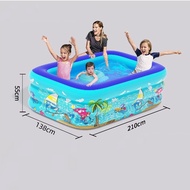 kolam renang anak jumbo +Pompa petak karet bahan tebal kolam renang anak besar murah Inflatable Swimming Pool For Kids ukuran besar tinggi balon renang anak/mainan kolam renang anak balon renang anak kolam karet Kolam Mandi Bola water spray pads