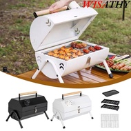 Barbeque Stove, Dual Side Multifunctional BBQ Grill, Portable Folding Barbecue Tools Camping Supplie