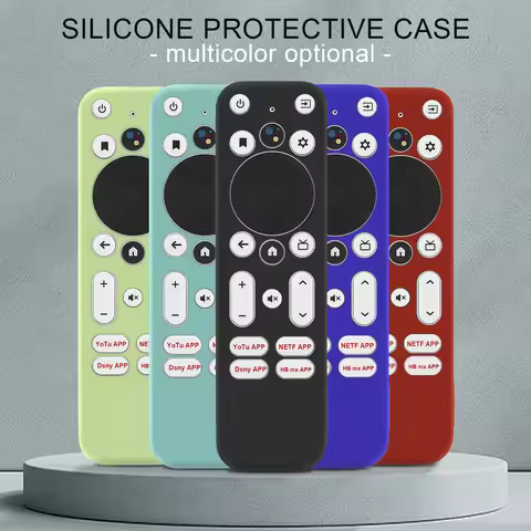 Protective Cover Fit for Onn Android TV 4K UHD Streaming Device 2K Streaming Stick Remote Anti-Slip 