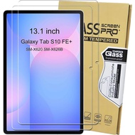 2 Pack Tempered Glass Screen Protector for Samsung Galaxy Tab S10 FE Plus 13.1" 2025, 9H Hardness Sc