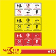 A69 - Acrylic Sign, Waterproof, and Customizable