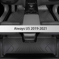 TPE Custom Car Floor Mats For Aiways U5 2019 2020 2021 Waterproof Carpet Auto Interior Accessories
