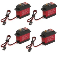 4 X DS3218 Waterproof Digital Servo with 25T Servo Arm, High Torque 20KG Full Metal Gear DS Servo fo