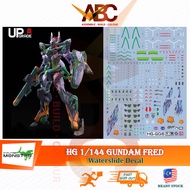(Evo Monster) Waterslide Decal - HG 1/144 GFreD GQuuuuuuX (Fluorescent) gMS-κ Gundam FreD Water HGGQ