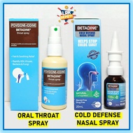 BETADINE Cold Defense Nasal Spray 20 mL / Oral Throat Spray 50 mL