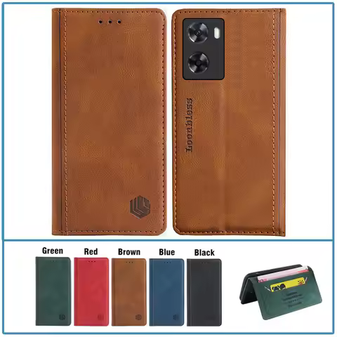 Flip Book Holster Case For OPPO A77 Phone Cover Leather Etui OPPO A77s Case Global Version OPPO Case