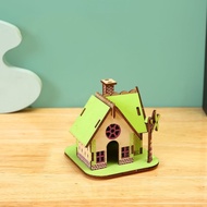Ellie House Wooden House Model 3D Puzzle Toy