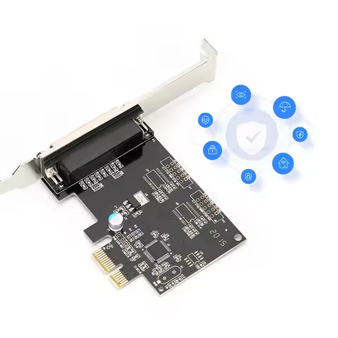 LPT Printer Card Adapter PCI-E Parallel PCIE to Parallel Port Card Print Port LPT PCI-E LPT Printer 