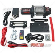 Martian 4x4 Equipment 12V HC4500 4500LBS 2041KG Electric Winch Steel Cable ATV UTV 4x4 Truck Car