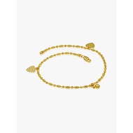 916 Gold Chime Anklet