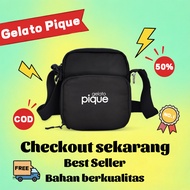Gelato Pique Official Store Gelato Pique Anti-Cut/Sling Bag: Tough Material, Guaranteed Black Securi