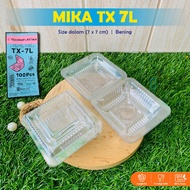 (100 pcs) 7L Plastic Mica - Food Snack Cake Mica - Tx 7L - Foodsafe Plastic Mica