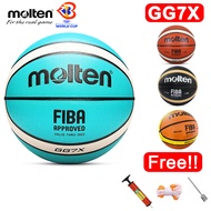 GG7X ORIGINAL GG7X MOLTEN BASKETBALL FIBA Size 7 Outdoor Training Ball (with Free Pin NetPump)