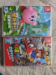 Switch games 奥德赛odyssey & 星之卡比探索发现