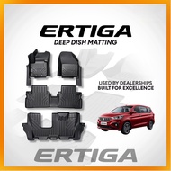 Suzuki Ertiga 2019 to 2025 OEM TPE Deep Dish Matting Quality