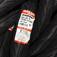 TAYAR TYRE MAXXIS MAXIS DIAMOND BUNGA MA3D MA-3D TUBELESS 70/90-17 2019 Y15ZR EX5 LC135 WAVE DASH FU