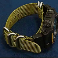 Sports nylon strap, suitable for GA-110/100/120/150/200/400 GD-100/110/120 DW-5600 GW-6900 Let S replacement strap watch accessories+16mm adapter