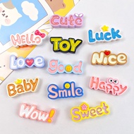 Diy diy Phone Case diy Resin Accessories Charm Cream Glue Phone Case English Brand Resin Accessories
