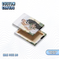 VOOSH DIGITAL - Custom A0 Canvas Photo Print with Wooden Frame | Decorative Wall Display