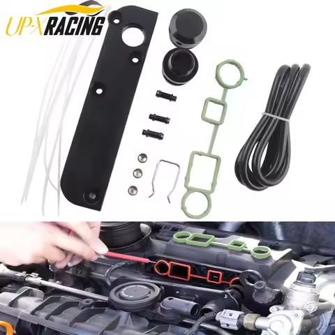 PCV Adapter Set for Audi VW 2.0 TFSI EA113 ENGINE Torque Solution Billet PCV Adapter w / Boost Kit C