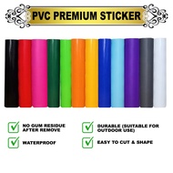 PVC PREMIUM STICKER / PVC STICKER PELEKAT PVC WATERPROOF VINYL STICKER CAR STICKER BALLOON STICKER O