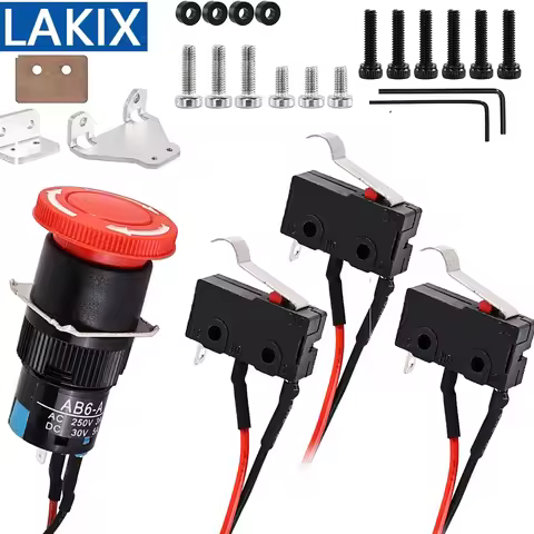 Limit Switch Emergency Stop Switch Part Engraving Machine Accessories for CNC 3018 PRO /3018 Max /30