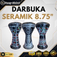 DARBUKA /DOUMBEK SERAMIK BERKUALITI SAIZ 8.75" INCH