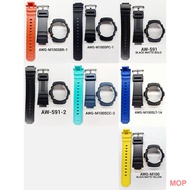 watch band Aksesori ◎CASIO G-SHOCK BAND AND BEZEL AW590 AW591 AWGM100 AWGM101 100% ORIGINAL