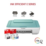 CANON PIXMA E410 (Green White) AIO Ink Effeccient Printer - Print, Scan, Copy (FINDC)