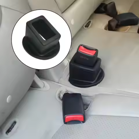 Buckle Up Car Seatbelt Guard Seat Belt Holder Silicone Buckle Protective Cover Automobile Seat Belt 