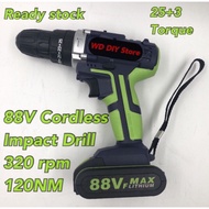 88V Cordless Impact Drill 🔥Ready Stock🔥