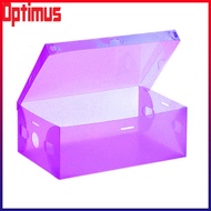 Optimus Depot Transparent Shoe Box 33 x 20.5 x 12.5 cm - Purple