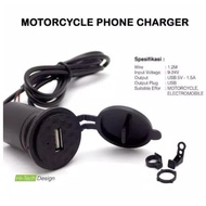 Charger Aki Motor waterproof / Alat Charger Hp