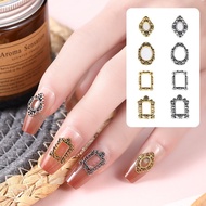 [Pack Of 5] Metal Photo Frame Spare Parts Silver Gold For Nail Decoration A21
