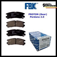 FBK Perdana Rear Disc Brake Pad PROTON AF6024M AF6024