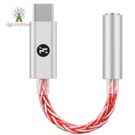 JM6 Pro Type-C to 3.5mm CX31993  Mobile Headset USB JM11 Digital Audio Portable Decoding Amp Red