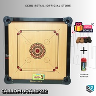 Carrom Board 222 (FREE CARROM POWDER)