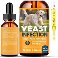 Yeast Infection Treatment for Dogs, Helps to Support Itch, Inflammation & Allergy Relief, Yeast Ear 