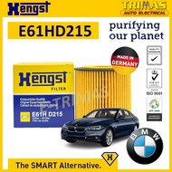 HENGST Oil Filter BMW 5 F10 F11 F07 Engine N20 N52 N53 N55 2009-2017 Penapis Minyak Enjin E61H D215 