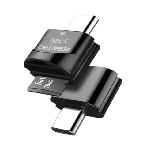 Type C To Micro-SD TF Adapter OTG USB Adapters Smart Memory Card Reader Micro USB To Type C Micro-SD