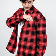 Bespoke project Kemeja flanel pria