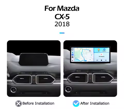 Android OS Bluetooth 12.3 inch For Mazda CX-5 2018 Car Radio Multimedia Video Player Navigation GPS 