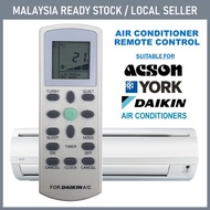 Daikin/York/Acson Replacement For Daikin/York/Acson Air Cond Aircond Air Conditioner Remote Control DGS01