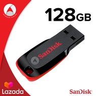 SanDisk Flash Drive CRUZER BLADE 128GB USB2.0 (SDCZ50-128G-B35) เมมโมรี่ การ์ด แซนดิส แฟลชไดร์ฟ สำหรับ โน๊ตบุ๊ค คอมพิวเตอร์ เครื่องเล่นเพลง